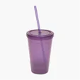 Evans 16 oz. Acrylic Travel Tumbler with Lid — view 5