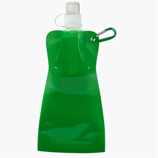16 oz Collapsible Water Bottle with Carabiner — view 7