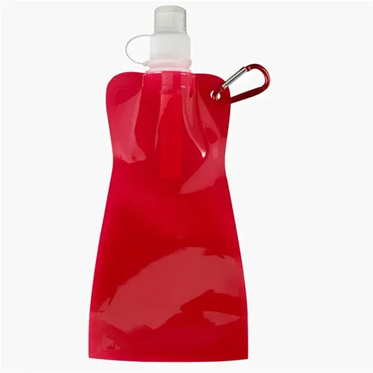 16 oz Collapsible Water Bottle with Carabiner — view 8