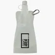 16 oz Collapsible Water Bottle with Carabiner — view 2