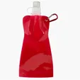 16 oz Collapsible Water Bottle with Carabiner — view 8
