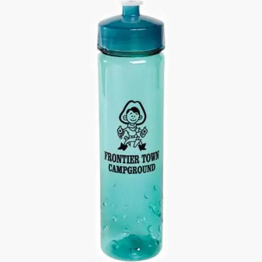 Evans 24 oz Plastic Sports Water Bottle