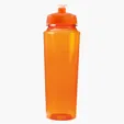 Evans 24 oz. Plastic Sports Bottle with Hydration Measurements — view 7