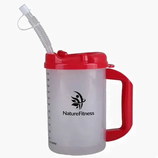 20 oz. Measurement Mug with Lid and Straw — view 5