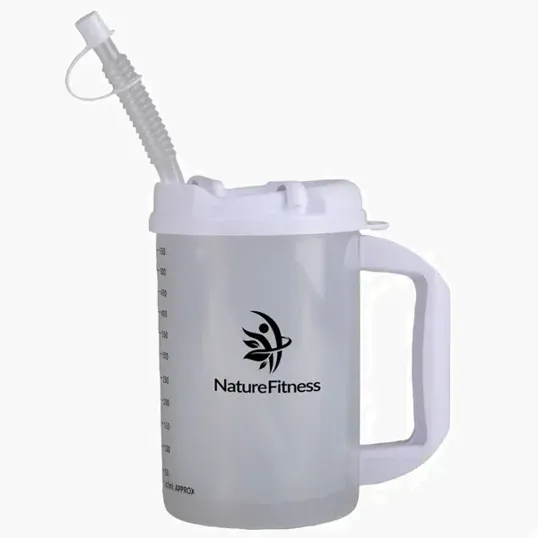 20 oz. Measurement Mug with Lid and Straw — view 7