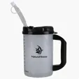 20 oz. Measurement Mug with Lid and Straw — view 2