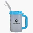 20 oz. Measurement Mug with Lid and Straw — view 4