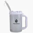 20 oz. Measurement Mug with Lid and Straw — view 7