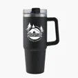 30 oz. Vancouver Stainless Steel Insulated Mug with Straw — view 3