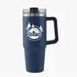 30 oz. Vancouver Stainless Steel Insulated Mug with Straw — view 5