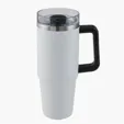 30 oz. Vancouver Stainless Steel Insulated Mug with Straw — view 6