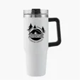 30 oz. Vancouver Stainless Steel Insulated Mug with Straw — view 7