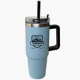 30 oz. Vancouver Stainless Steel Insulated Mug with Straw