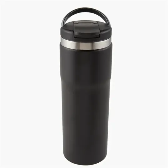 Evans 20 oz Stainless Steel Bottle with Carrying Handle — view 5