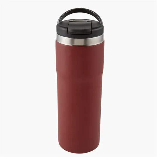 Evans 20 oz Stainless Steel Bottle with Carrying Handle — view 7
