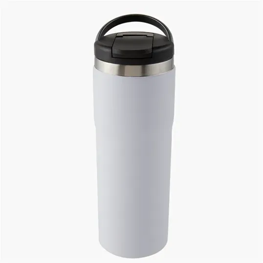 Evans 20 oz Stainless Steel Bottle with Carrying Handle — view 8