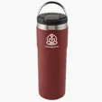 Evans 20 oz Stainless Steel Bottle with Carrying Handle — view 2