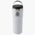 Evans 20 oz Stainless Steel Bottle with Carrying Handle — view 3