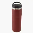 Evans 20 oz Stainless Steel Bottle with Carrying Handle — view 7