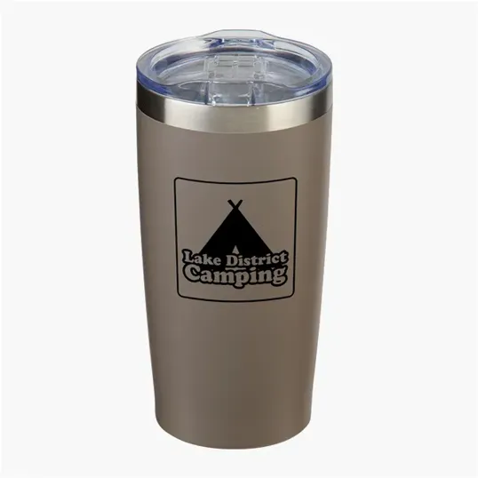 Evans 20 oz Powder Coated Travel Tumbler — view 3