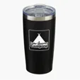 Evans 20 oz Powder Coated Travel Tumbler