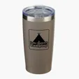 Evans 20 oz Powder Coated Travel Tumbler — view 3