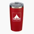 Evans 20 oz Powder Coated Travel Tumbler — view 4