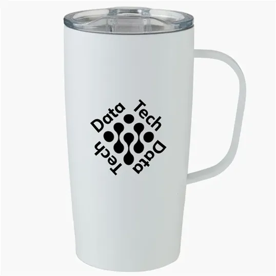 Everest Stainless Steel Insulated Mug with Handle, 20 oz — view 4