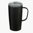Everest Stainless Steel Insulated Mug with Handle, 20 oz — view 6