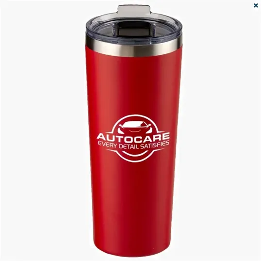 Evans 28 oz. Powder Coated Stainless Steel Travel Tumbler — view 3