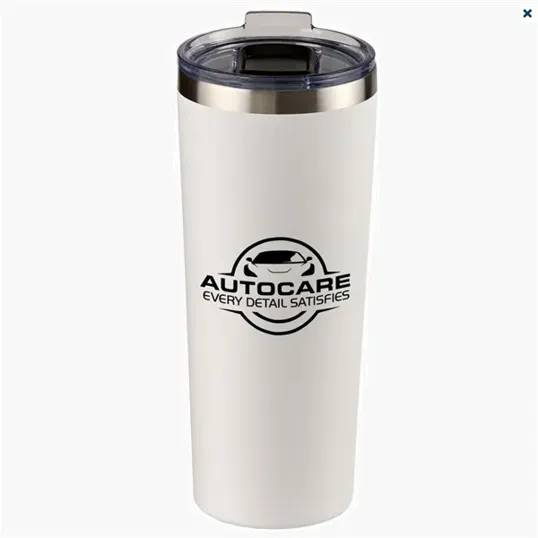 Evans 28 oz. Powder Coated Stainless Steel Travel Tumbler — view 4