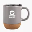 12 oz. Ceramic Mug with Cork Base and Slide-Locking Lid — view 3