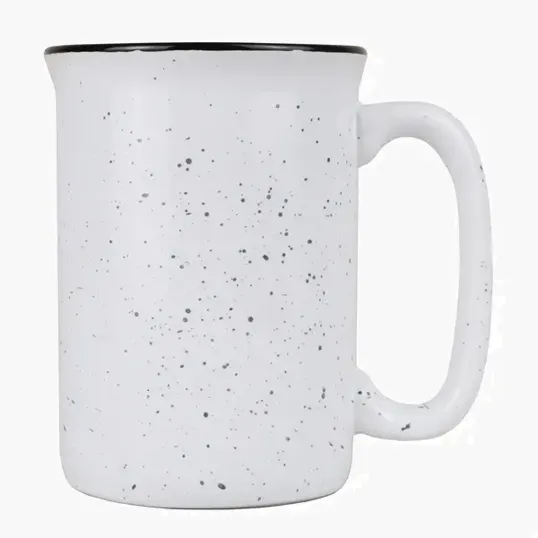 Tall Speckle-It Ceramic Camping Mug, 13 oz — view 3