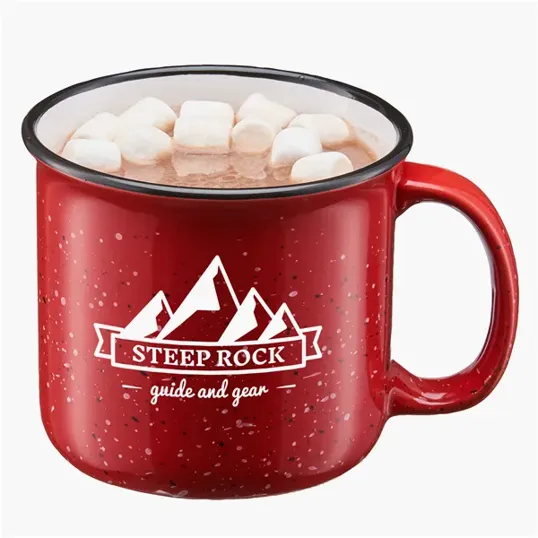 Speckle-It Ceramic Camping Mug, 15 oz