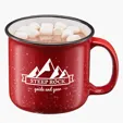 Speckle-It Ceramic Camping Mug, 15 oz