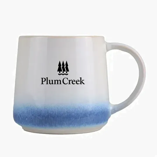 Richmond Reactive Glaze Ceramic Mug, 16 oz. — view 4