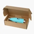 Evans 17 oz Cascade Insulated Stainless Steel Bottle with Gift Box — view 3