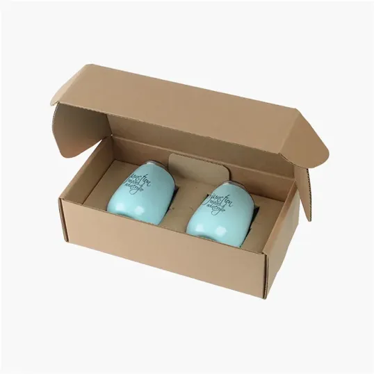 Stainless Steel Stemless Wine Tumbler Gift Set, 10 oz — view 3