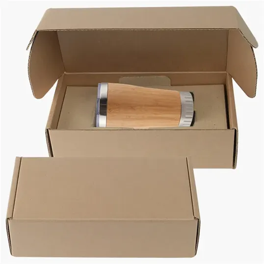Stainless Steel Bamboo Insulated Tumbler Gift Set, 17 oz — view 2