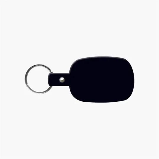 Rounded Rectangle Key Tag with Split Ring — view 19