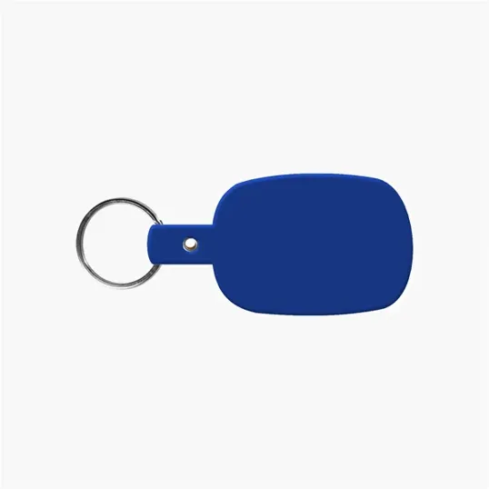 Rounded Rectangle Key Tag with Split Ring — view 20