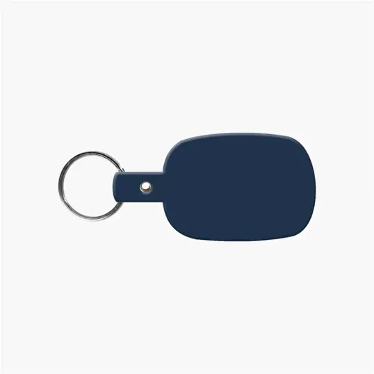 Rounded Rectangle Key Tag with Split Ring — view 21