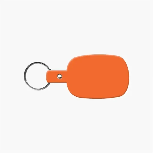 Rounded Rectangle Key Tag with Split Ring — view 24