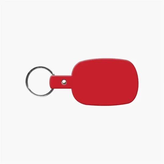 Rounded Rectangle Key Tag with Split Ring — view 25
