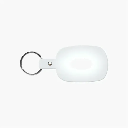 Rounded Rectangle Key Tag with Split Ring — view 28