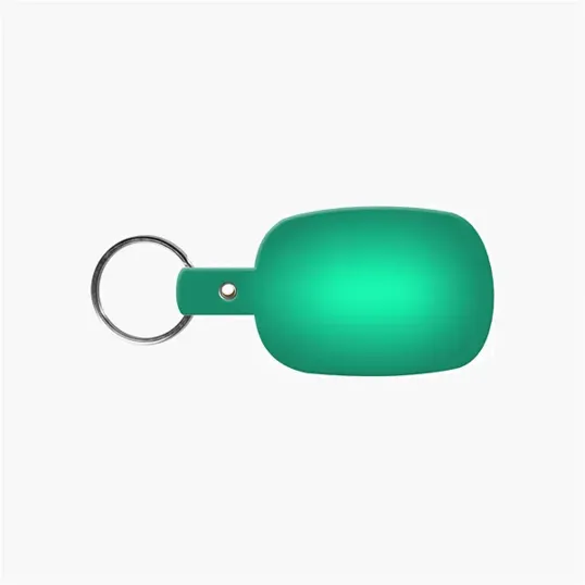 Rounded Rectangle Key Tag with Split Ring — view 29