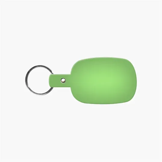 Rounded Rectangle Key Tag with Split Ring — view 30