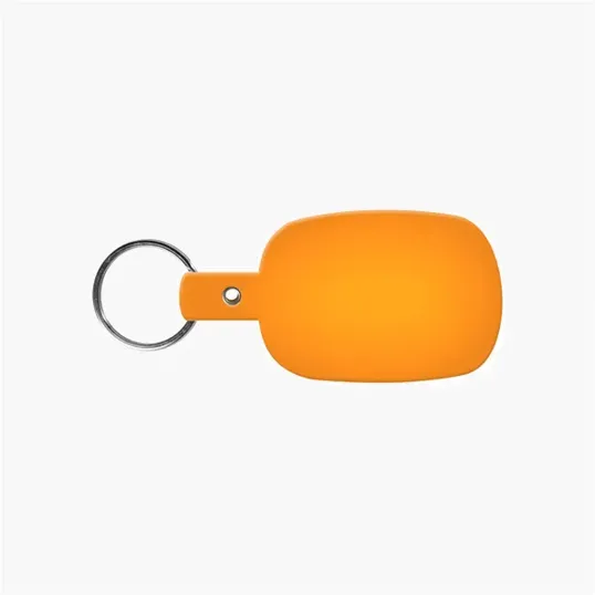 Rounded Rectangle Key Tag with Split Ring — view 31