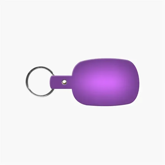 Rounded Rectangle Key Tag with Split Ring — view 32