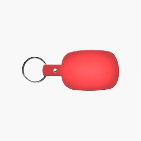 Rounded Rectangle Key Tag with Split Ring — view 33